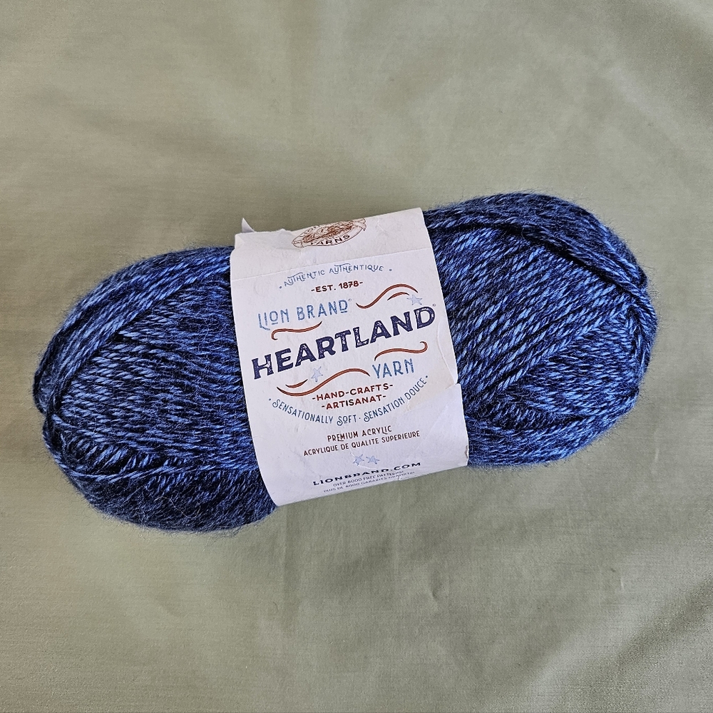 Discontinued NEW Lion‎ Brand Yarns Heartland Collection - Olympic Color 109L